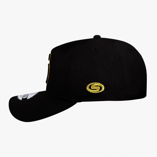 Gorra Yaquis MDV19 Negra CO Gold