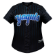 Jersey Yaquis Negro Rayado Dama 23-24