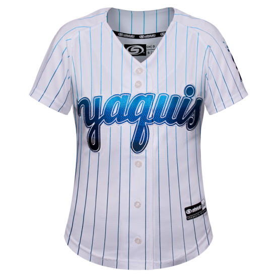 Jersey Yaquis Blanco Rayado Dama 23-24