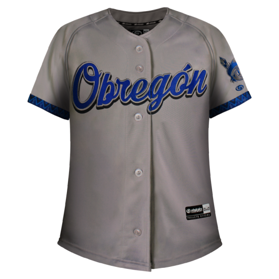 Jersey Yaquis Gris Obregon Dama 23-24