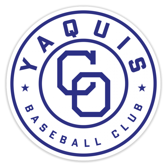 Calcomanía Yaquis Escudo Blanco