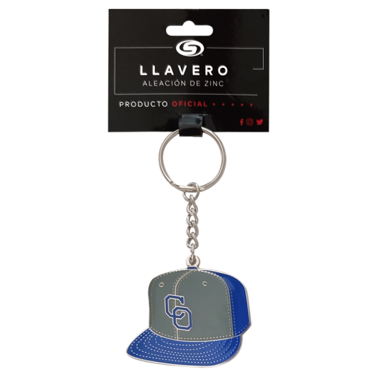 Llavero Yaquis Gorra Rey/Gris CO