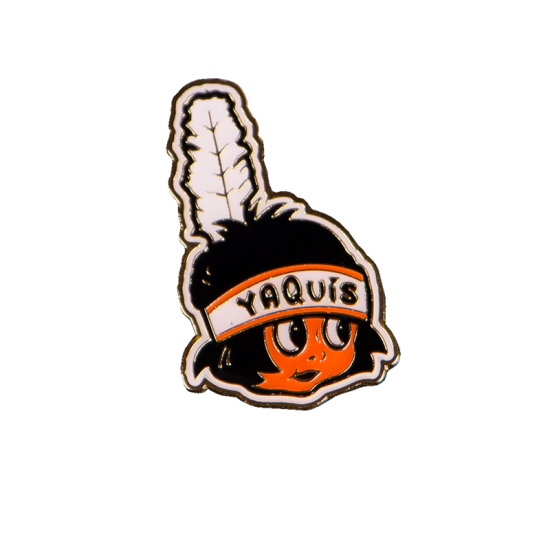 Pin Yaquis Carita Retro