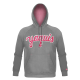 Hoodie Yaquis Gris/Rosa Infantil 22-23