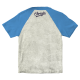 Playera Yaquis Ranglan Avena/Azul Infantil