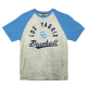 Playera Yaquis Ranglan Avena/Azul Infantil