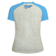 Playera Yaquis Ranglan Avena/Azul Dama