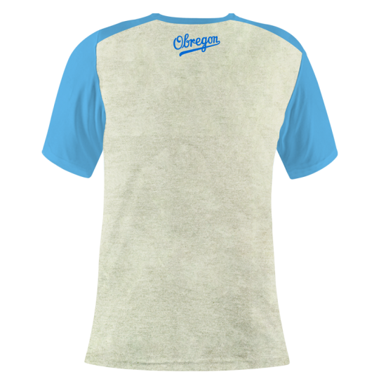 Playera Yaquis Ranglan Avena/Azul Caballero