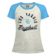 Playera Yaquis Ranglan Avena/Azul Dama