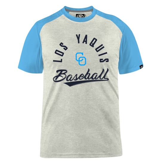 Playera Yaquis Ranglan Avena/Azul Caballero