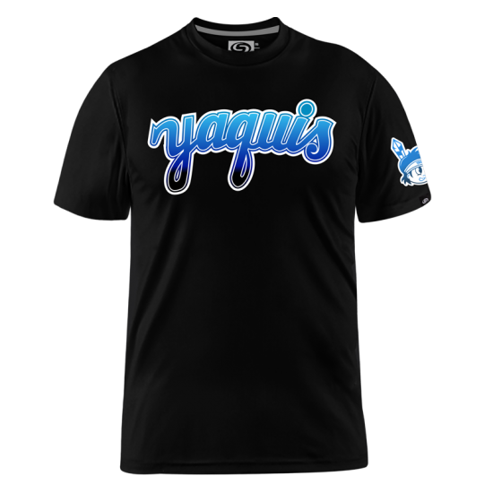 Playera Yaquis Negro Caballero